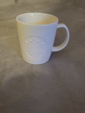 Starbucks Espresso Shot Glass 3 Oz White Mug Logo